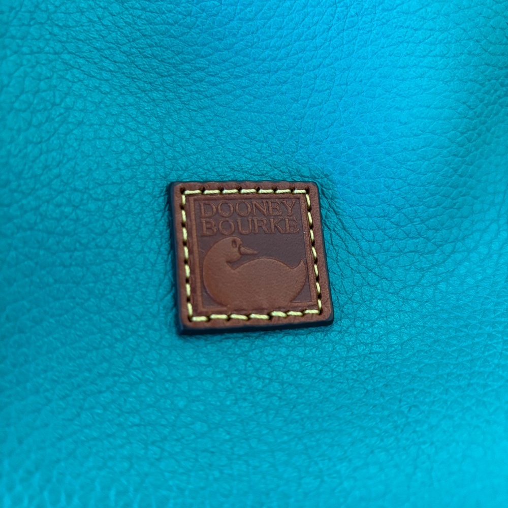 Dooney and Bourke Lucca pebbled leather Barlow teal - Picture 3 of 10